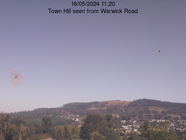 Rasberry Pi cam view of Townhill from Oak Park